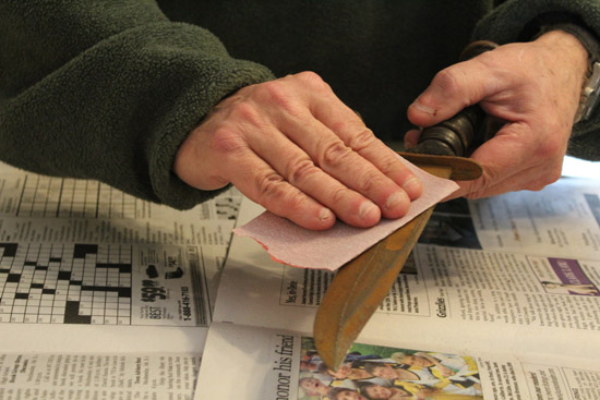 how-to-clean-antique-tools-with-sandpaper